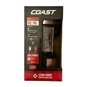 Coast EAL18 Storm Proof LED Lantern Area Light – 460 Lumens – Dual Power